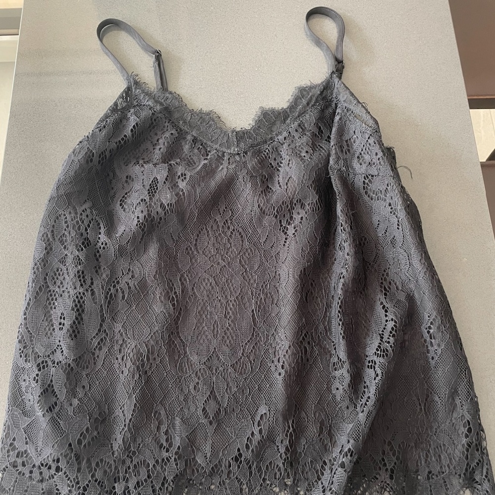 Black Lace Tank